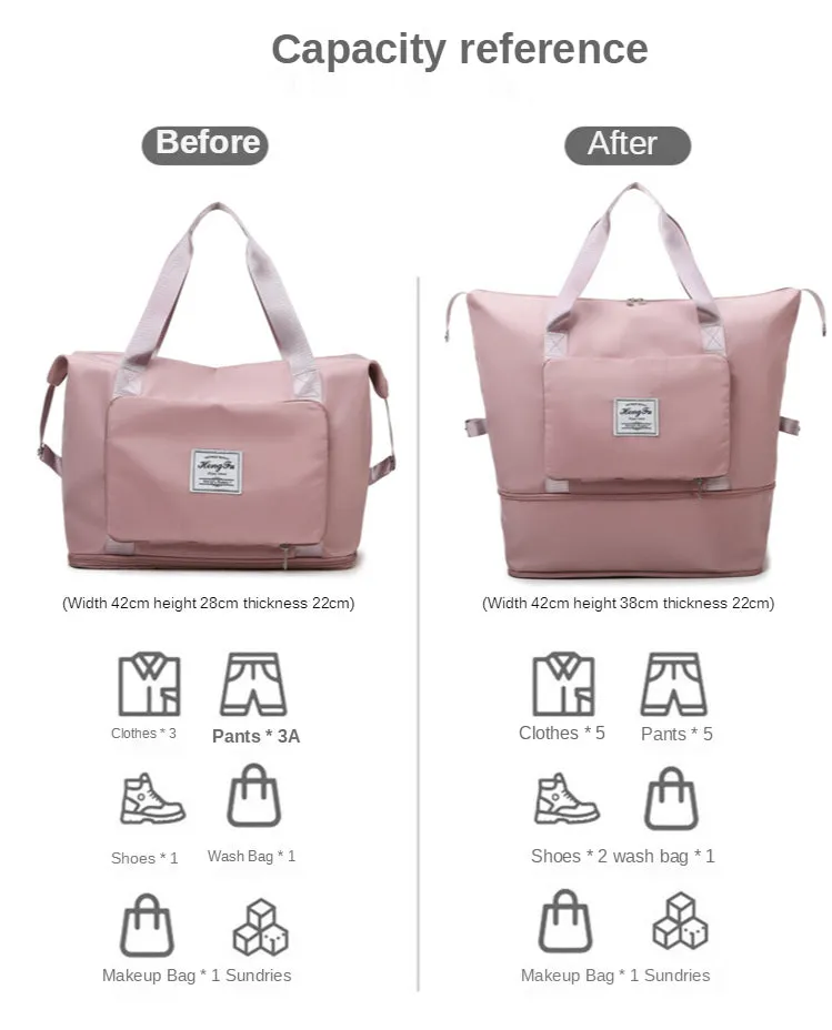 Large Capacity Multifunctional Folding Travel Bags