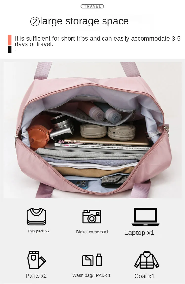 Large Capacity Multifunctional Folding Travel Bags