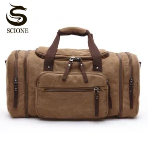 Large Hand Duffle Bag Luggage Season clearance Shoulder Overnight Capacity Bags Unbeatable Men Weekend Canvas Multifunctional Duffel Bags Travel Travel Bags