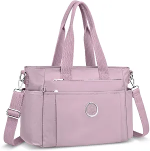 Large Tote Bag for Women, Waterproof Nylon Crossbody Tote Bag Shoulder Bag Carry On Bags for Travel Work Gym