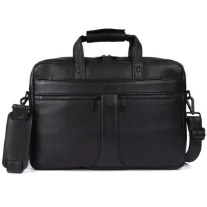 Laveri Genuine Leather Office Laptop Bag