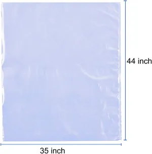 LazyMe Shrink Wrap Bags, Extra Large Jumbo Shrink Bags Cellophane Wrap for Gift Baskets, 35x44 Inch (10 pcs, XL)