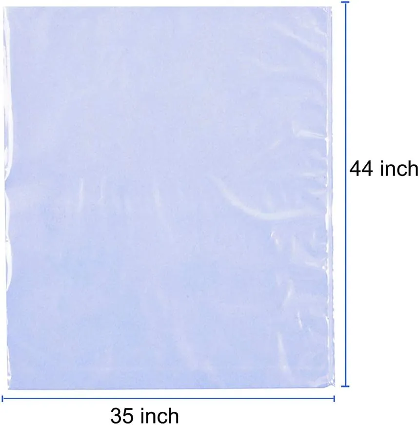 LazyMe Shrink Wrap Bags, Extra Large Jumbo Shrink Bags Cellophane Wrap for Gift Baskets, 35x44 Inch (10 pcs, XL)