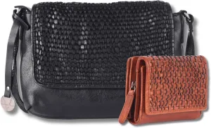 Leather Crossbody bag & Wallets for Women, Small Wallet for Ladies Zipper Coin Purse