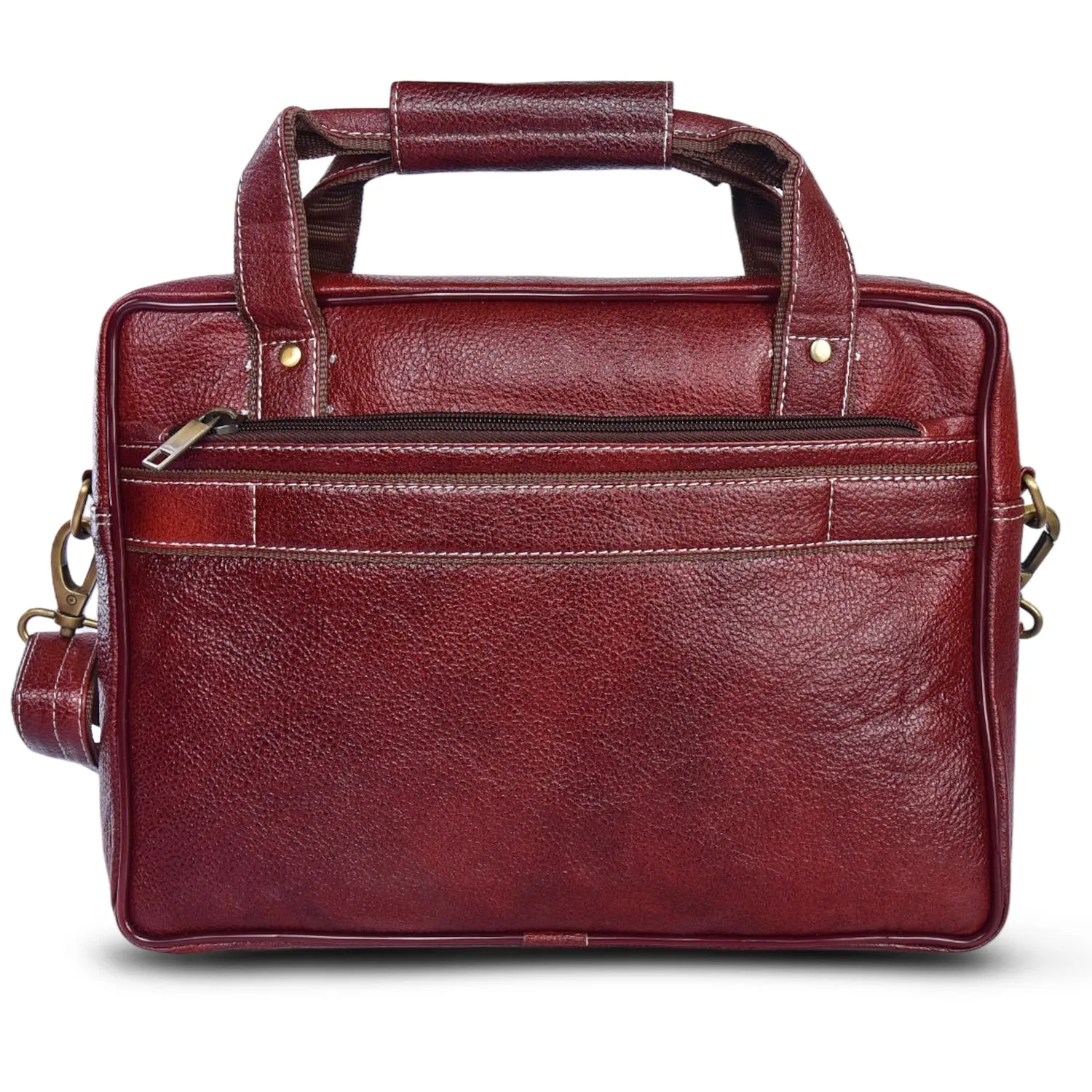 Leather Laptop Bag 36801 (BROWN)