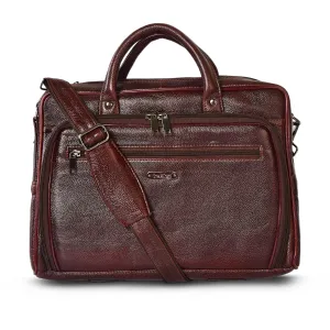 Leather Laptop Bag 36825 (Brown)