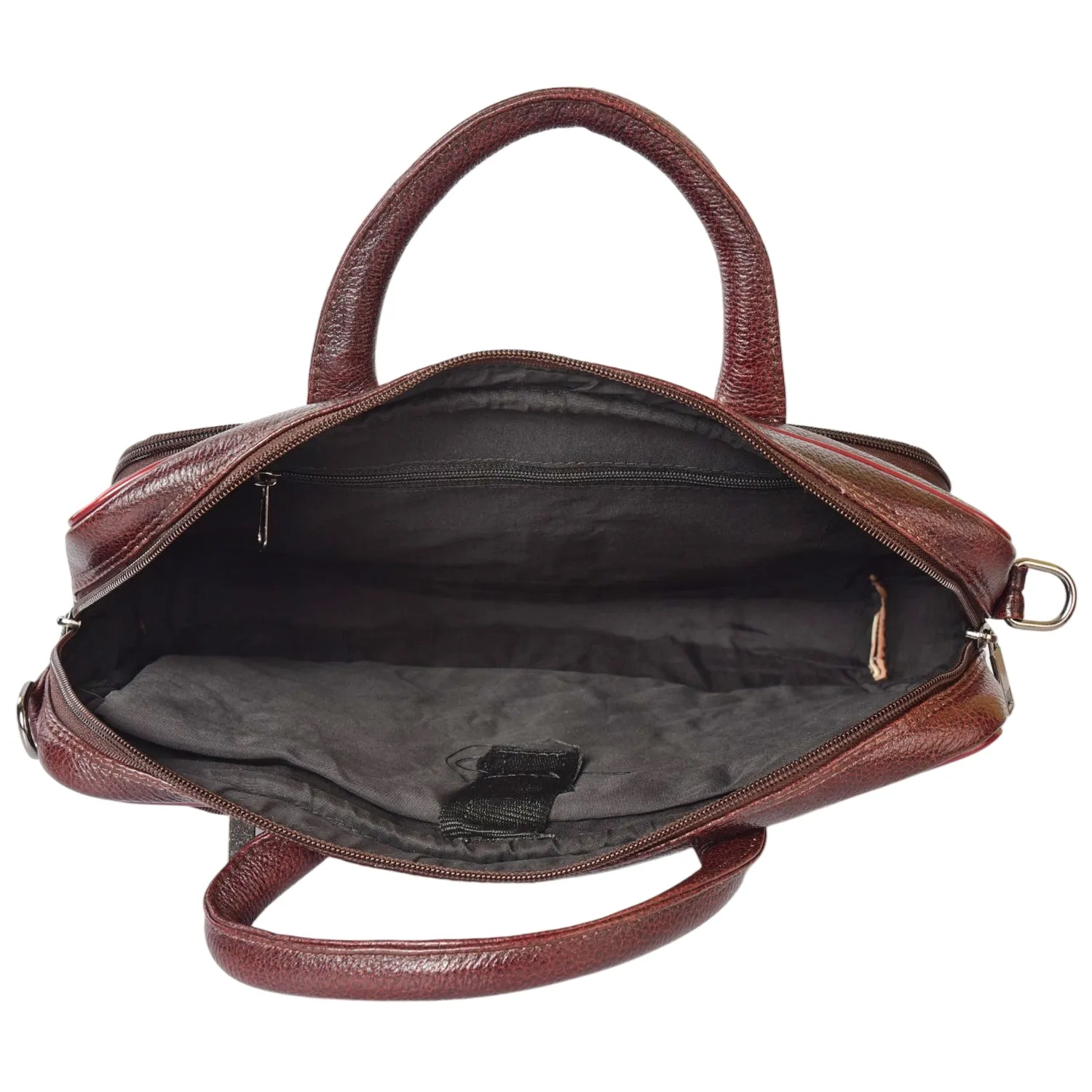 Leather Laptop Bag 36825 (Brown)