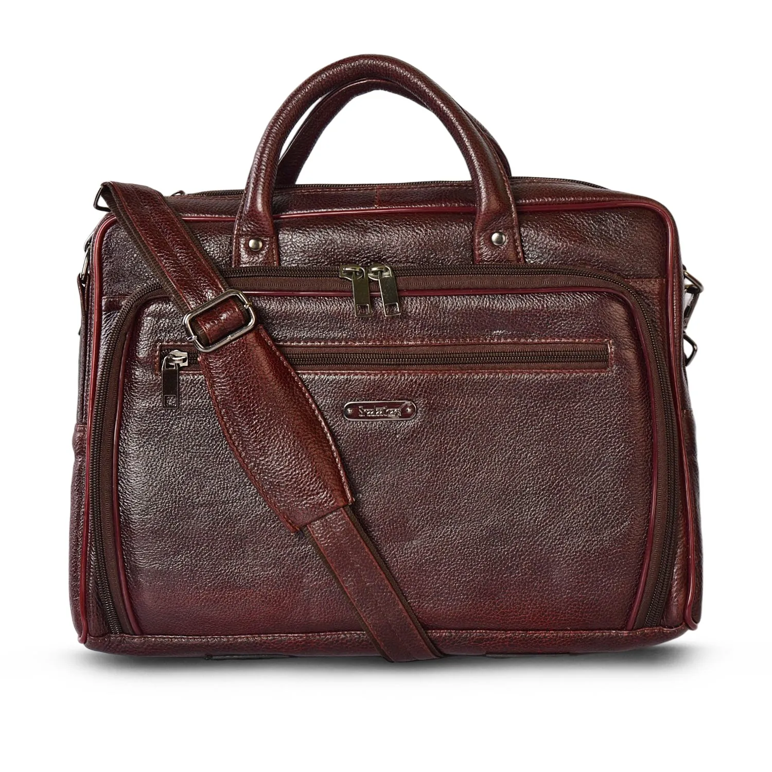 Leather Laptop Bag 36825 (Brown)