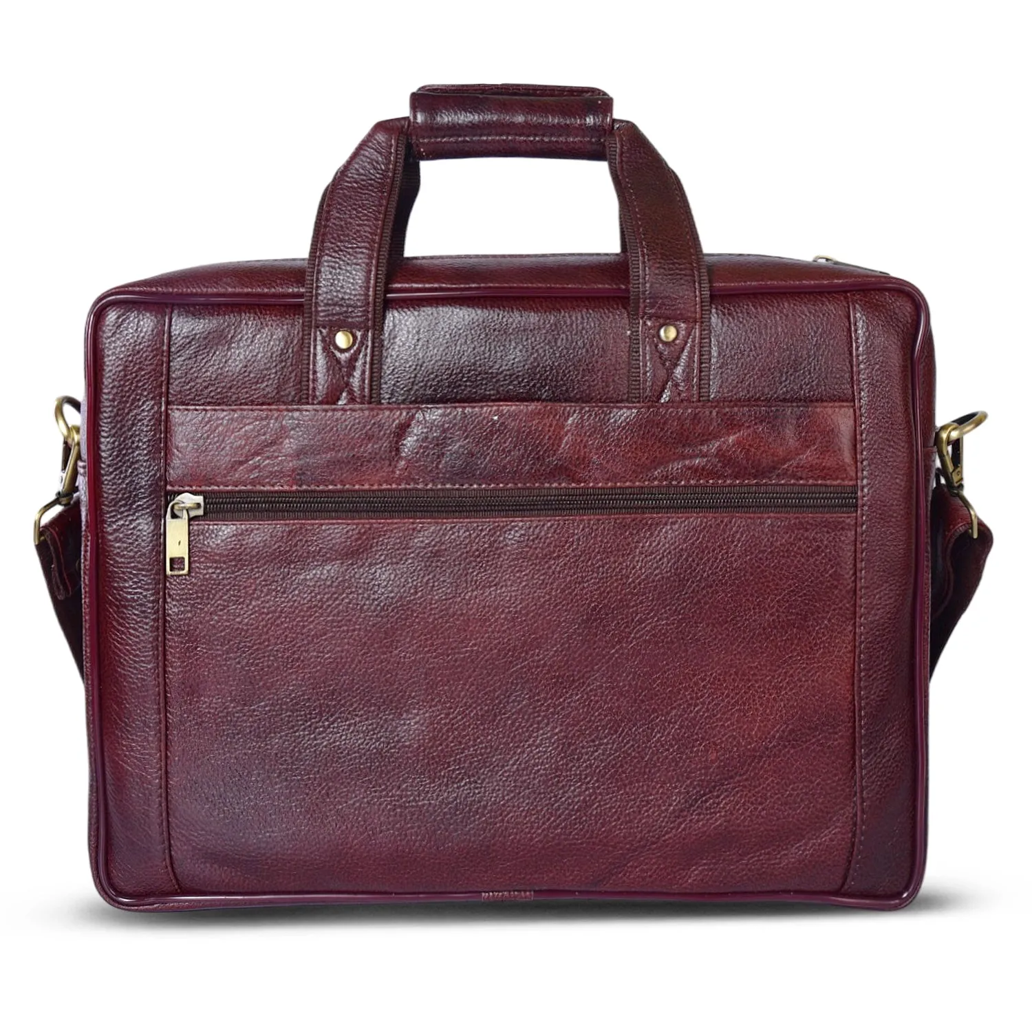 Leather Laptop Bag 36826 (Brown)