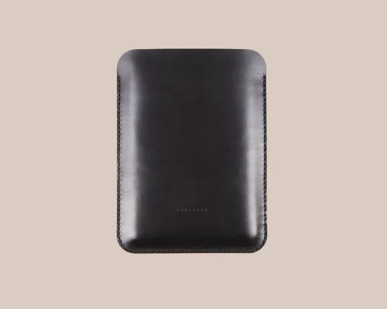 Leather Laptop Sleeve Black