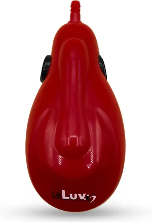 LeLuv eGrip Handheld Electric Vacuum Handle - USB Rechargable - Red
