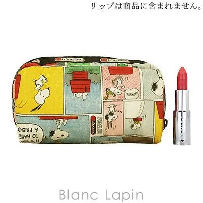 LeSportsac Regtangular Cosmetic Snoopy Patchwork