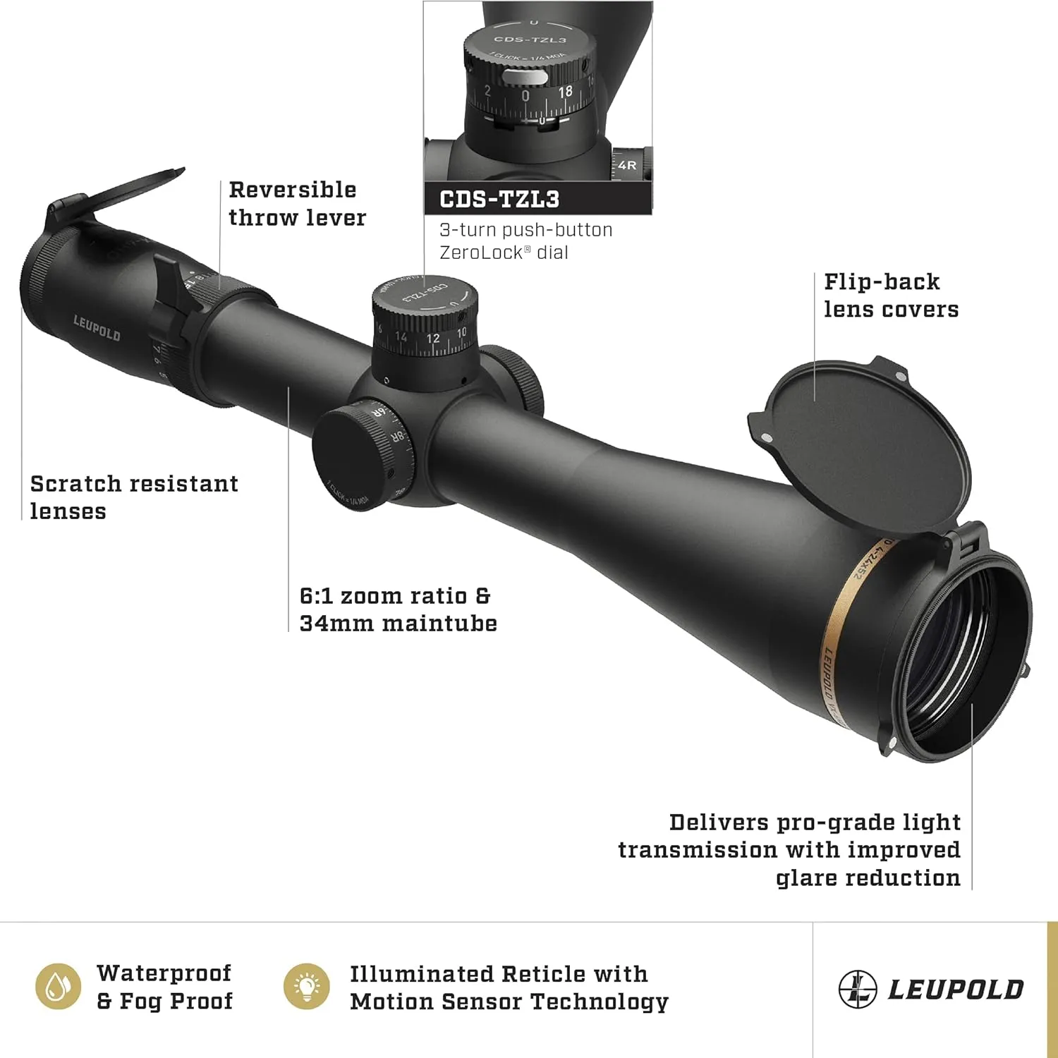 Leupold VX-6HD 4-24x52mm Riflescope