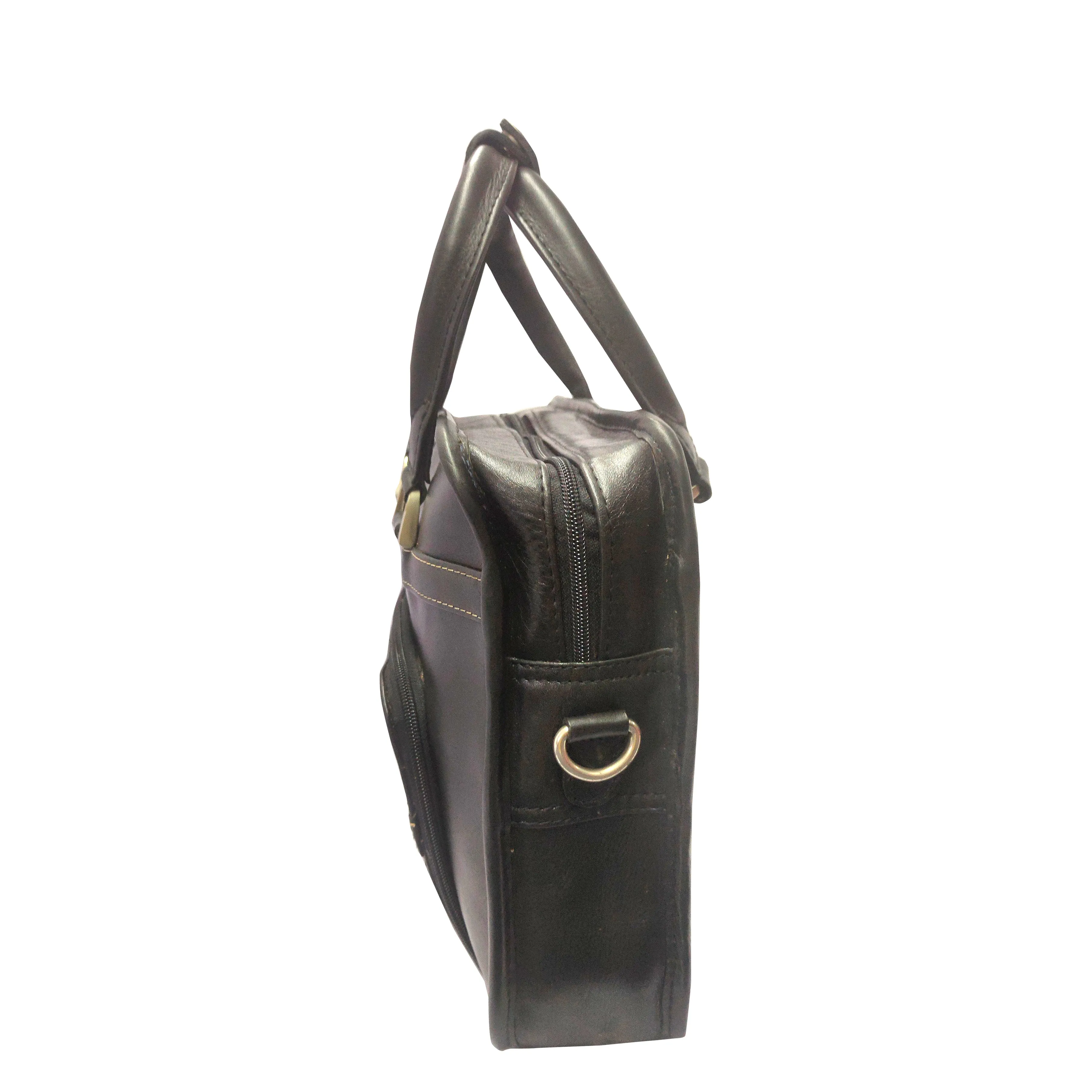 LEVINE  BLACK LAPTOP BAG