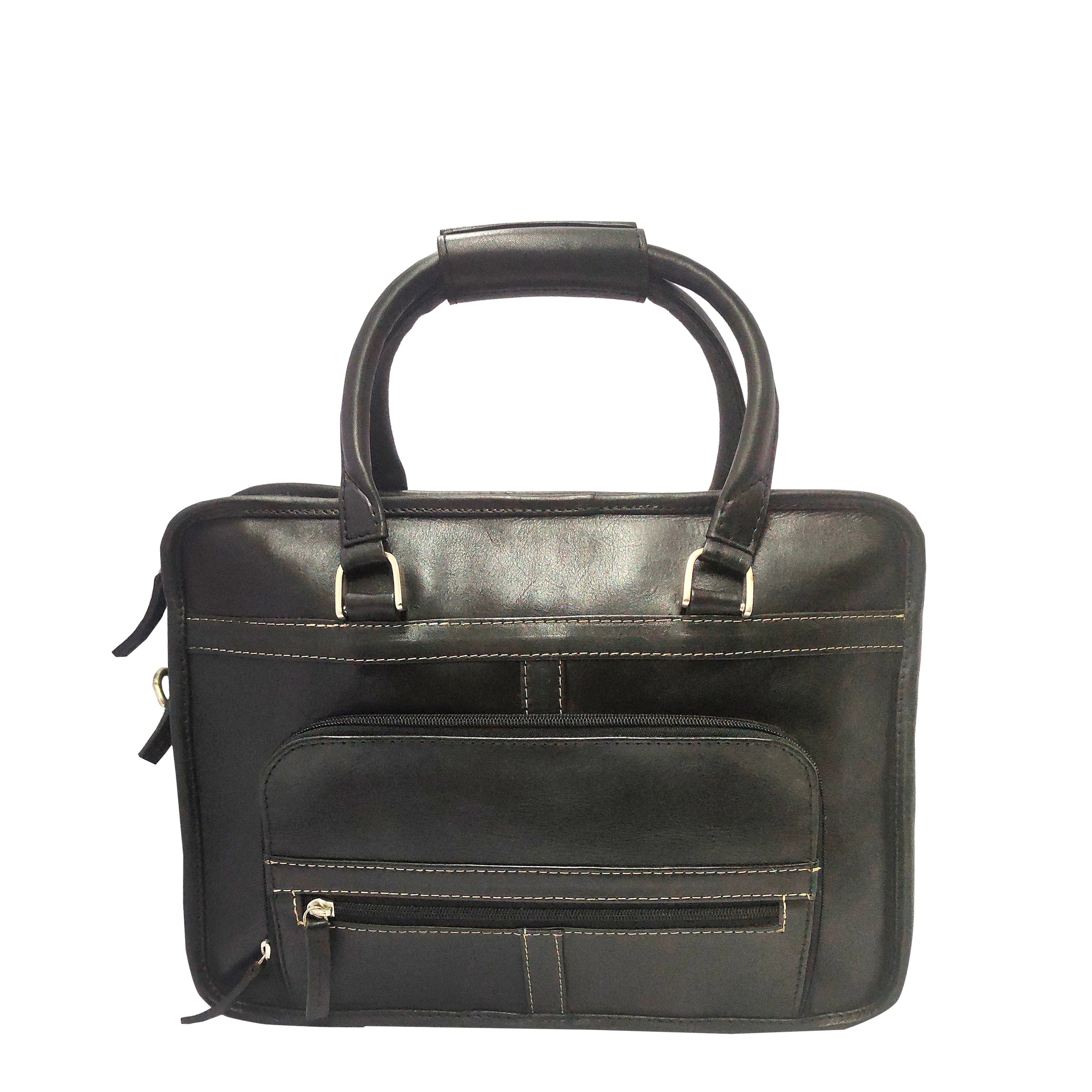 LEVINE  BLACK LAPTOP BAG
