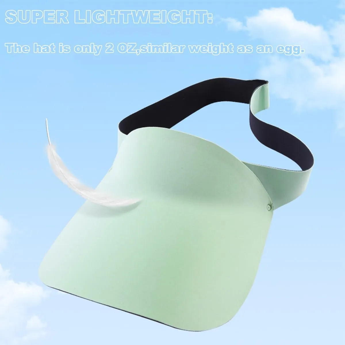 Lightweight Plain Sun Visor Hat UPF 50 Seamless Lycra Breathable Sports Women Sun Visor Cap for Sports and Beach