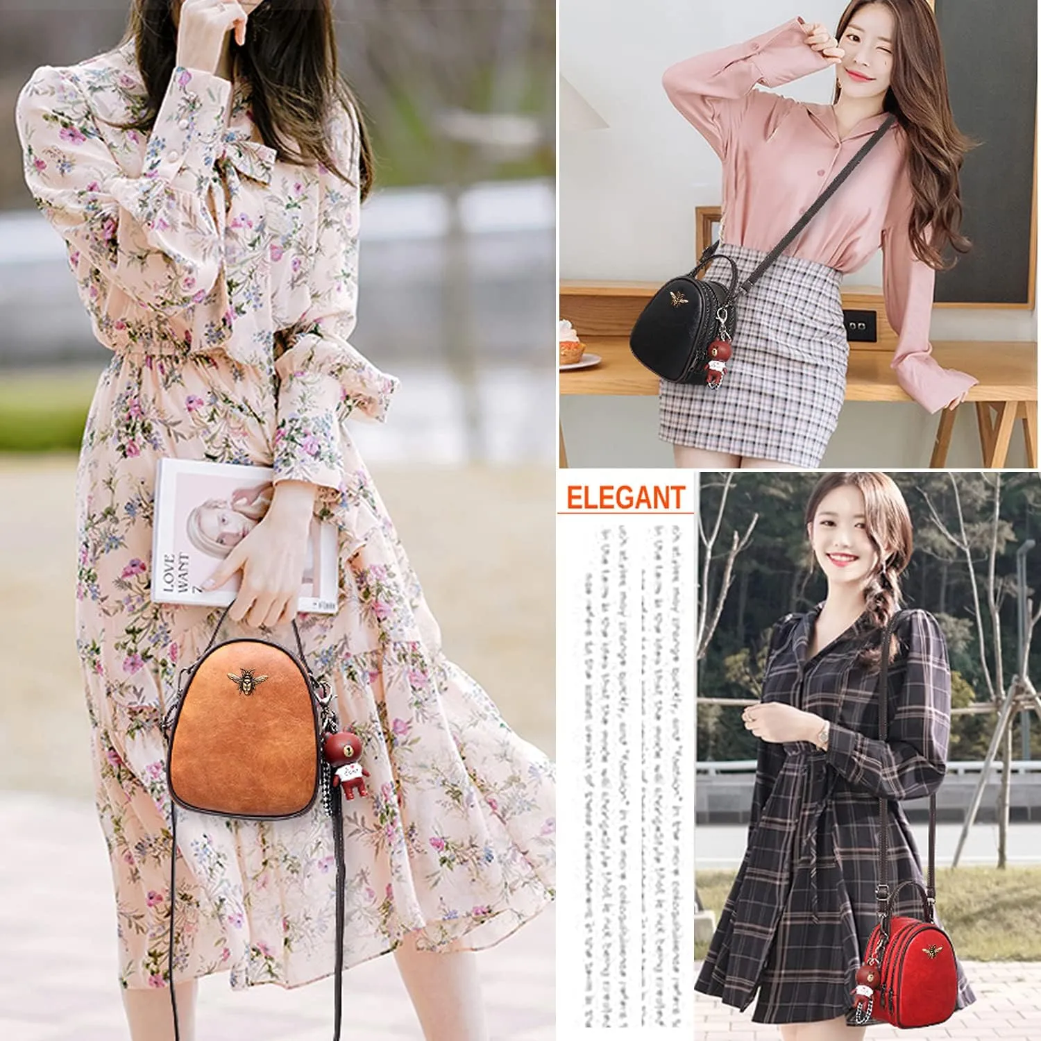 Lightweight Small Crossbody Bags Shoulder Bag for Women Stylish Ladies Cell Phone Purse and Handbags Wallet