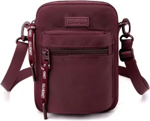 Long Keeper Crossbody Phone Bag - Women Men Travel Sling Bag Water Resistant Running Sport Cross Body Pouch Belt Waist Bag