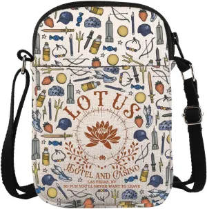 Lotus Hotel And Casino Crossbody Bag Percy J Inspired Bag Bookish Gift Camp Half Blood Gift