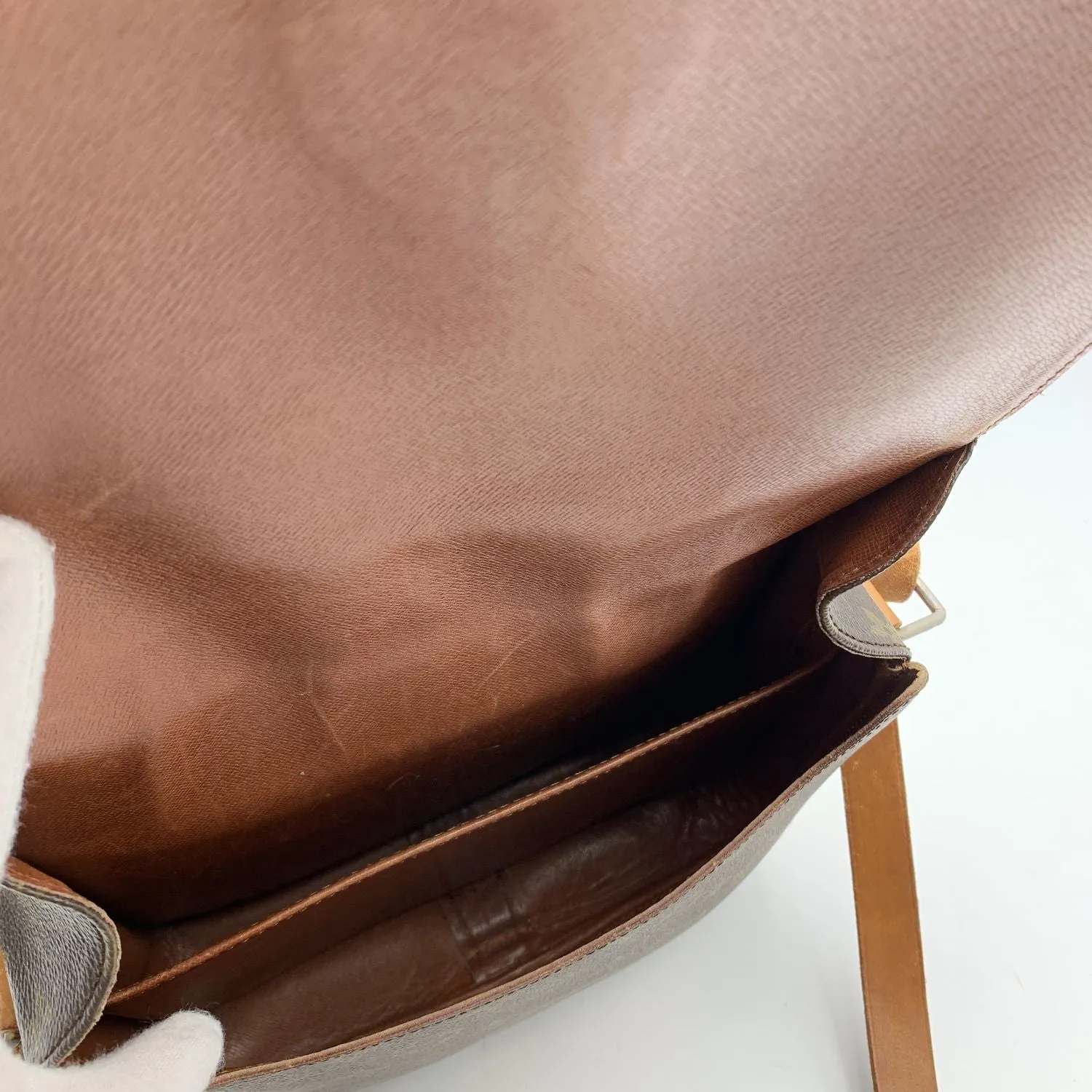 LOUIS VUITTON Vintage Canvas Cartouchiere Mm Messenger Bag M51253