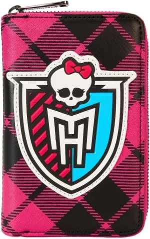 Loungefly Monster High Logo Zip Around Wallet
