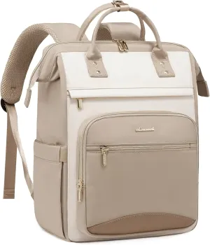 LOVEVOOK Laptop Backpack for Women, 15.6 Inch Work Bags for Women, Large Capacity Nurse Bags for Work, Teacher Backpack Women, Waterproof Business Computer Backpack