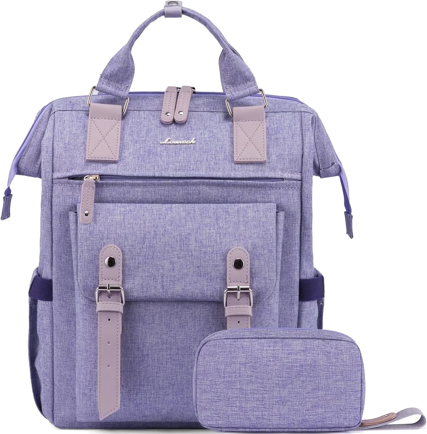 LOVEVOOK Laptop Backpack for Women Teacher Work Bags Travel Backpack, Business Computer Laptop Bag Nurse Bags College Backpack Purse, 17 Inch
