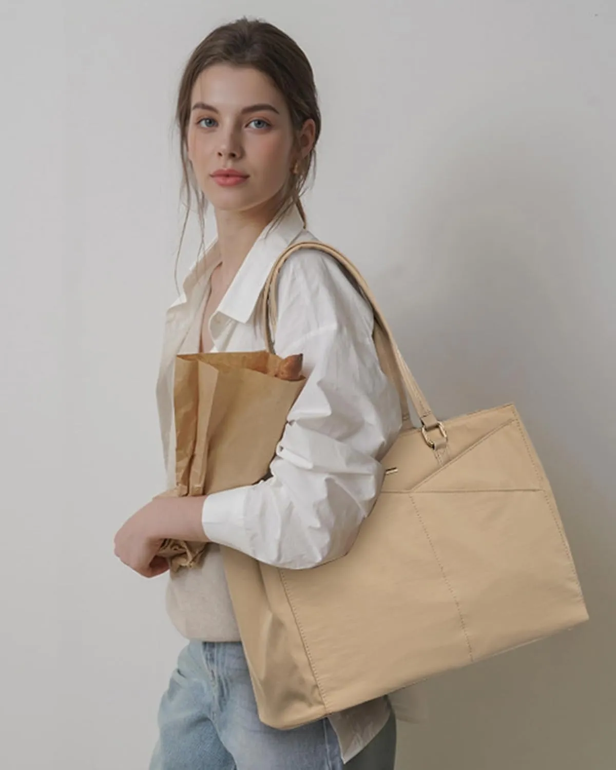 LOVEVOOK Laptop Tote Bag for Women Work, 17.3inch Work Teacher Tote Bag, Large Capacity Computer Briefcase Bags Shoulder Bag for Office Travel