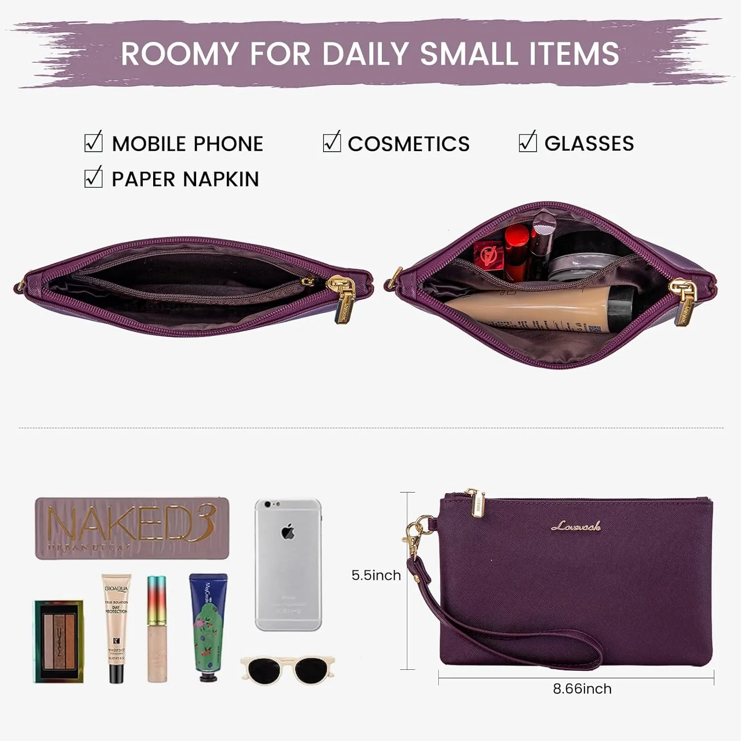 LOVEVOOK Women's 15.6 Inch Laptop Tote Briefcase Business Office Bag