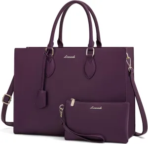 LOVEVOOK Women's 15.6 Inch Laptop Tote Briefcase Business Office Bag