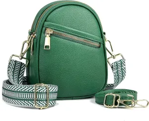 LoZoDo Small Crossbody Bags for Women Trendy Leather Purses and Handbags Designer Cell Phone Bag Wallet Purse with Wide Strap