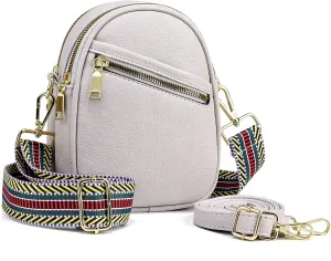 LoZoDo Small Crossbody Bags for Women Trendy Leather Purses and Handbags Designer Cell Phone Bag Wallet Purse with Wide Strap
