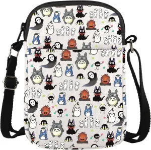 Lywjyb Birdgot Japanese Anime Crossbody Bag Anime Lover Gift Animated Movie Gift Cartoon Anime Merch