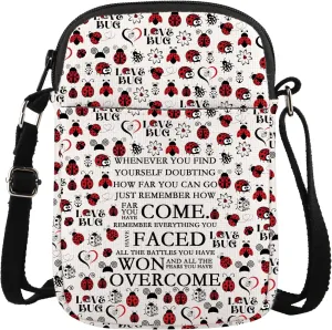 Lywjyb Birdgot Ladybug Crossbody Bag Ladybug Lover Gift Insect Lover Merch Ladybug Animal Gift