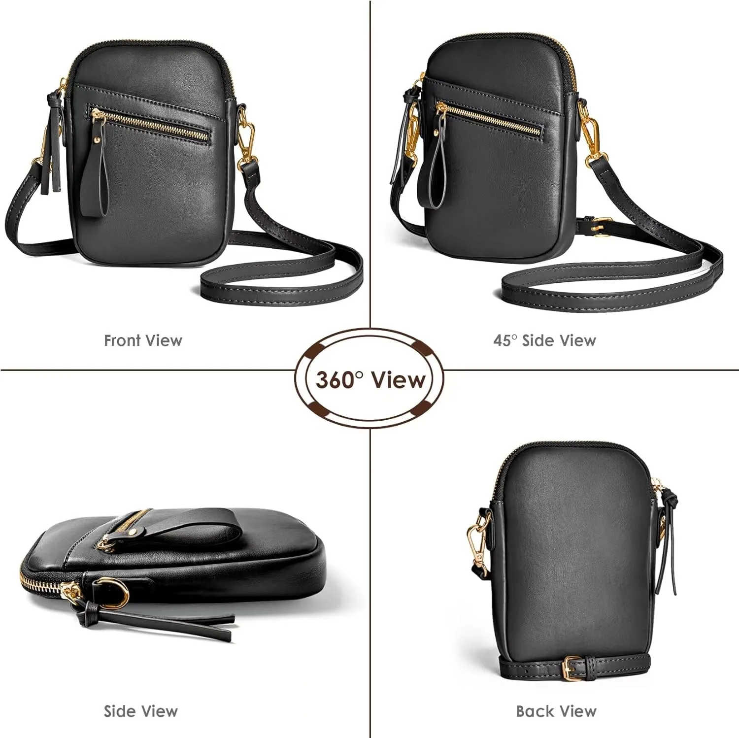 M-Plateau Crossbody Bags for Women and Men, Cross Body Bag Purses for Women Small,Phone Purse and with Adjustable Strap
