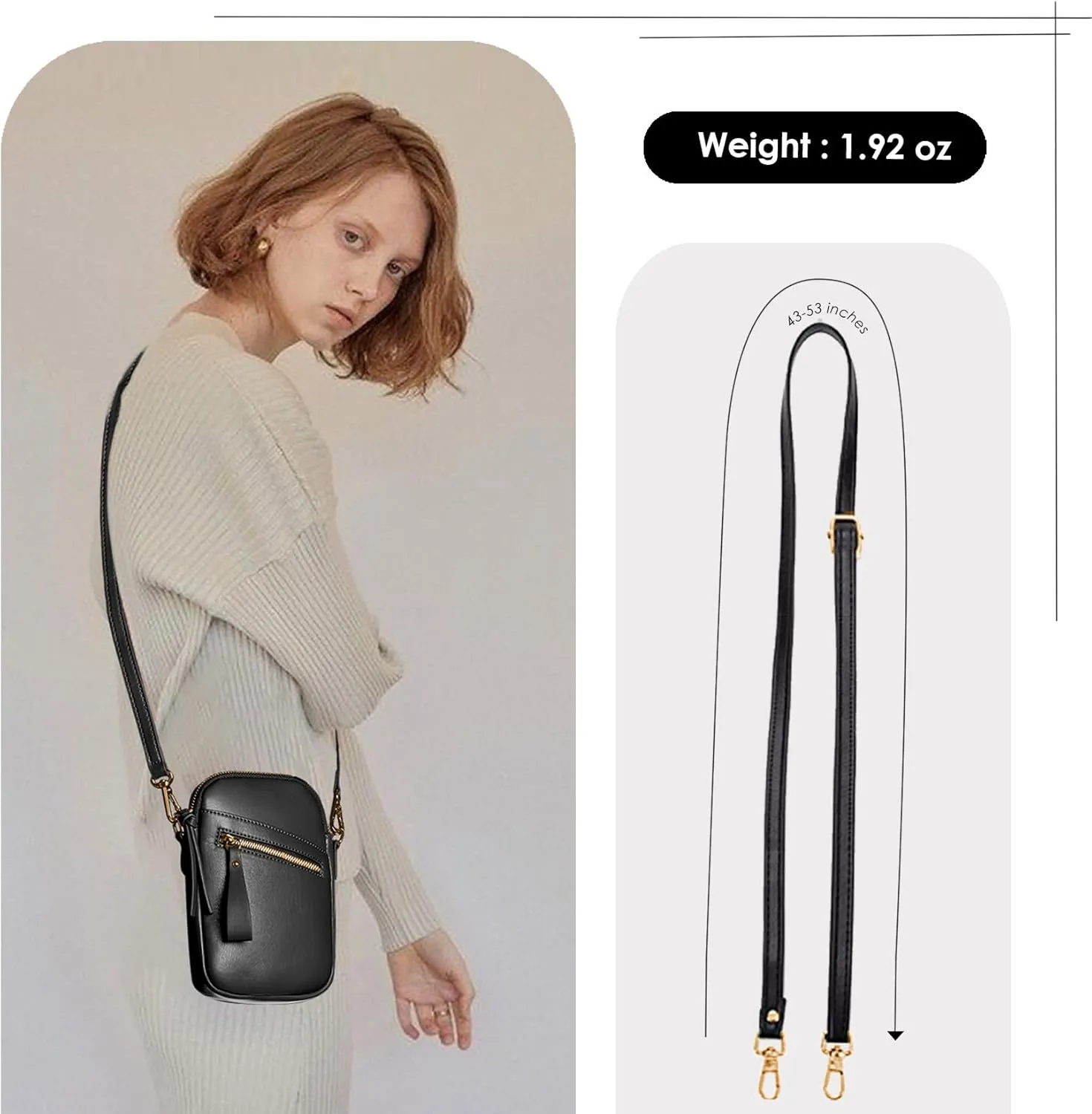 M-Plateau Crossbody Bags for Women and Men, Cross Body Bag Purses for Women Small,Phone Purse and with Adjustable Strap