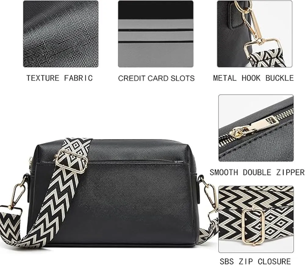 Makes Small Sling Bag for Women, Vegan Leather Fanny Pack Crossbody Bags for Women, Chest Bag With Wide Strap