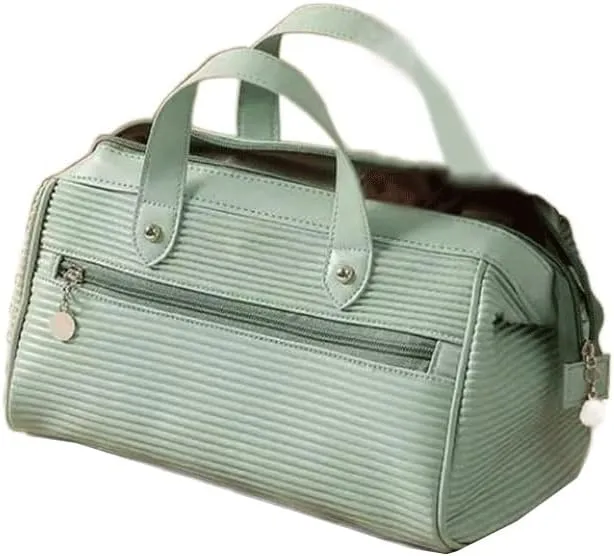 Makeup bag for women, large capacity, convenient storage bag, carrying handbag when traveling