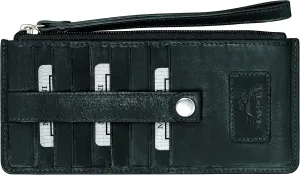 Mancini Ladies' Leather Wristlet Wallet (RFID Secure)