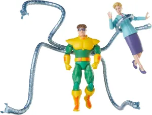 Marvel Legends Series Doctor Octopus & Aunt May 6-Inch Collectible Action Figures 2-Pack, Toys for Ages 4 and Up