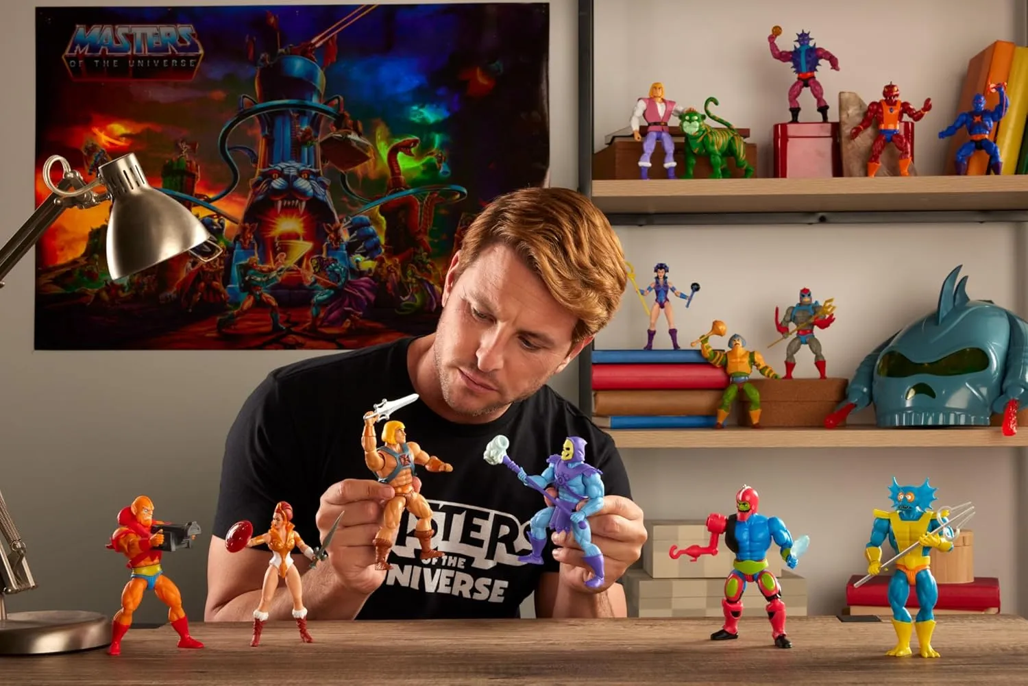 Mattel Masters of the Universe Origins Cartoon Collection Action Figure & Accessories Set, Trap Jaw 5.5-inch Collectible Toy with Mini-Comic