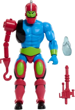 Mattel Masters of the Universe Origins Cartoon Collection Action Figure & Accessories Set, Trap Jaw 5.5-inch Collectible Toy with Mini-Comic