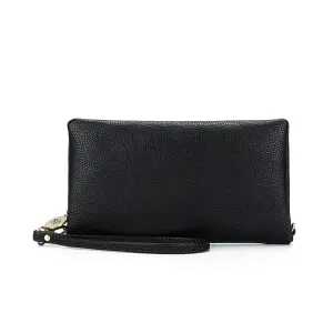 Mavie Black Crossbody Wallet