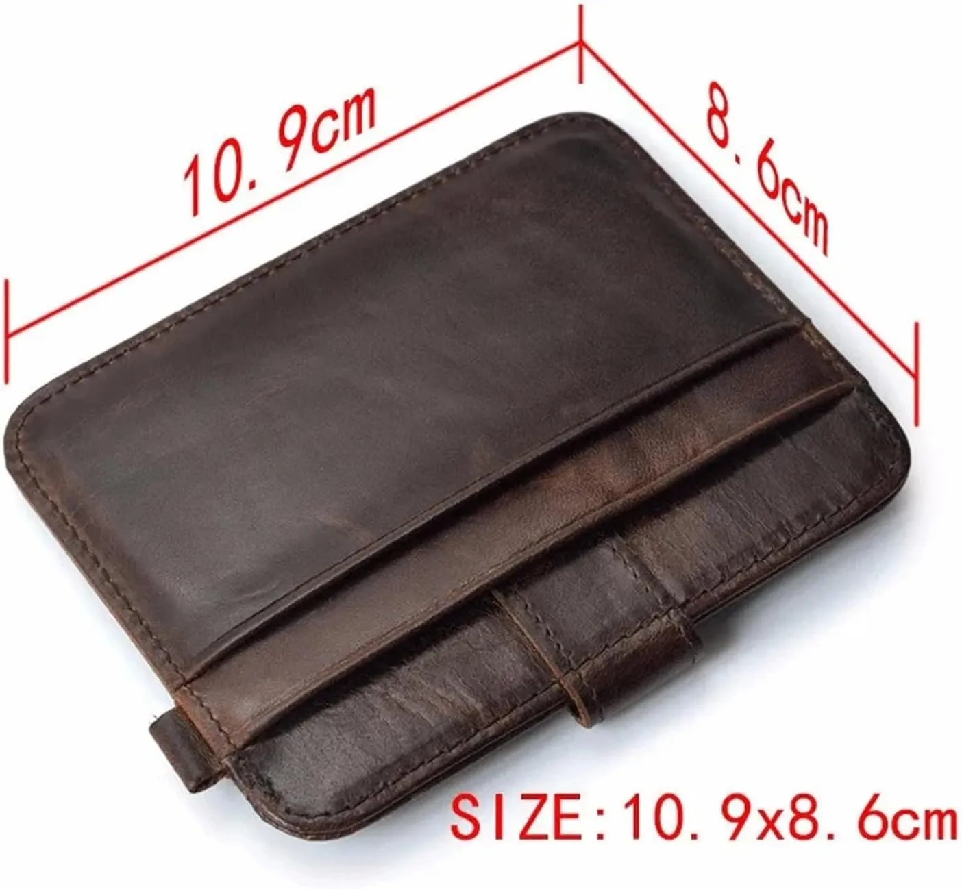 Men Leather Slim Wallet Male Small Purse Mini Money Bag Thin Man's Wallet Card Holder purse