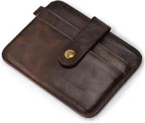 Men Leather Slim Wallet Male Small Purse Mini Money Bag Thin Man's Wallet Card Holder purse