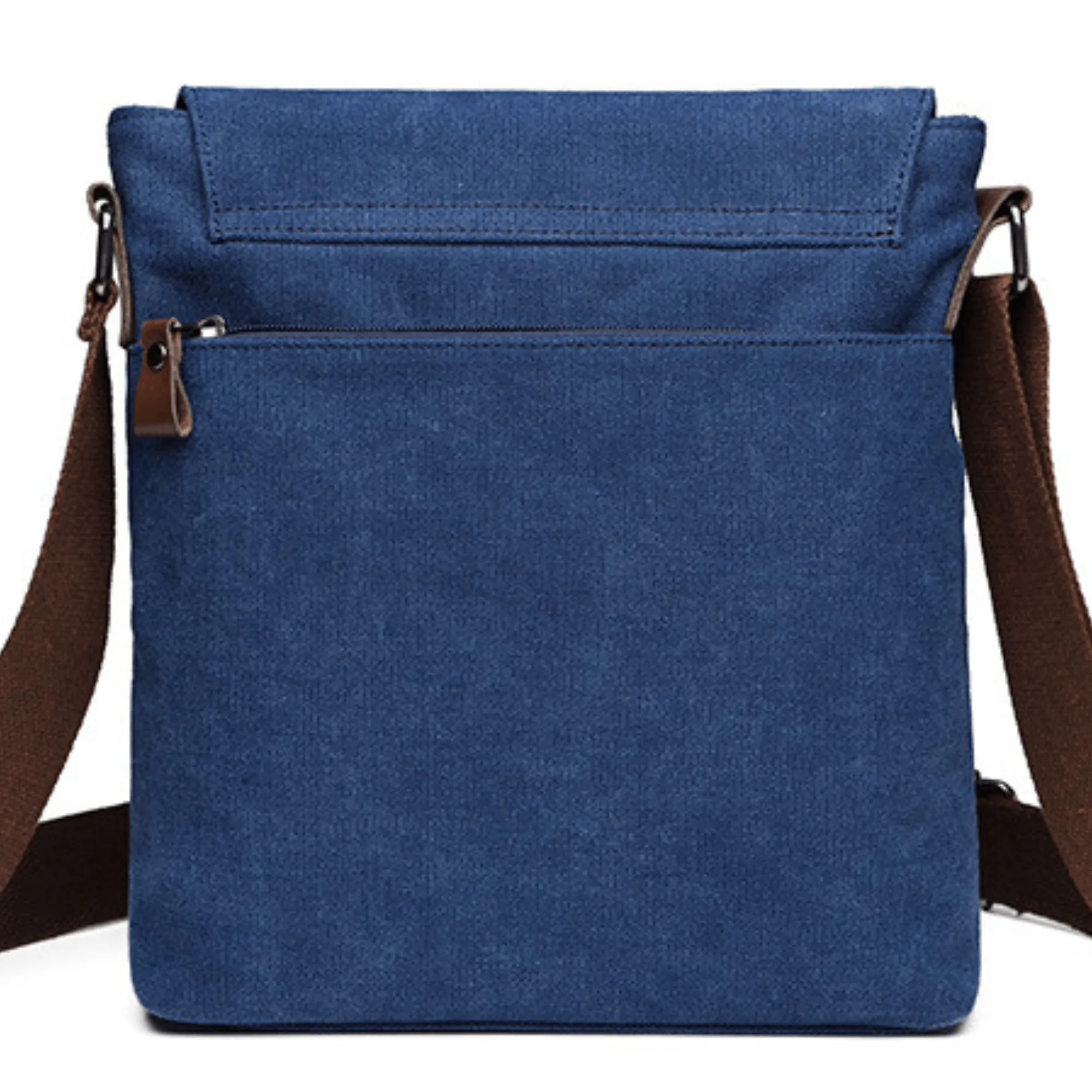 Men’s Canvas Cross Body Messenger Bag – Lightweight Shoulder Satchel