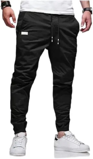 Men's Casual Cargo Pants Hiking Pants Workout Joggers Sweatpants for Men