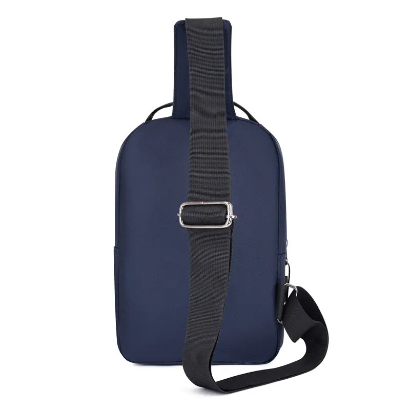 Men's Large Capacity Korean Lightweight Nylon Cloth Men's Chest Bags