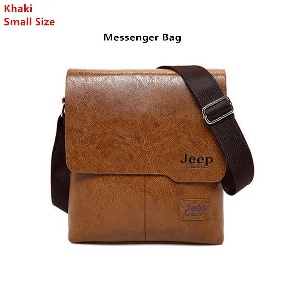 Men's Leather Shoulder Bag & Leather Card Wallet