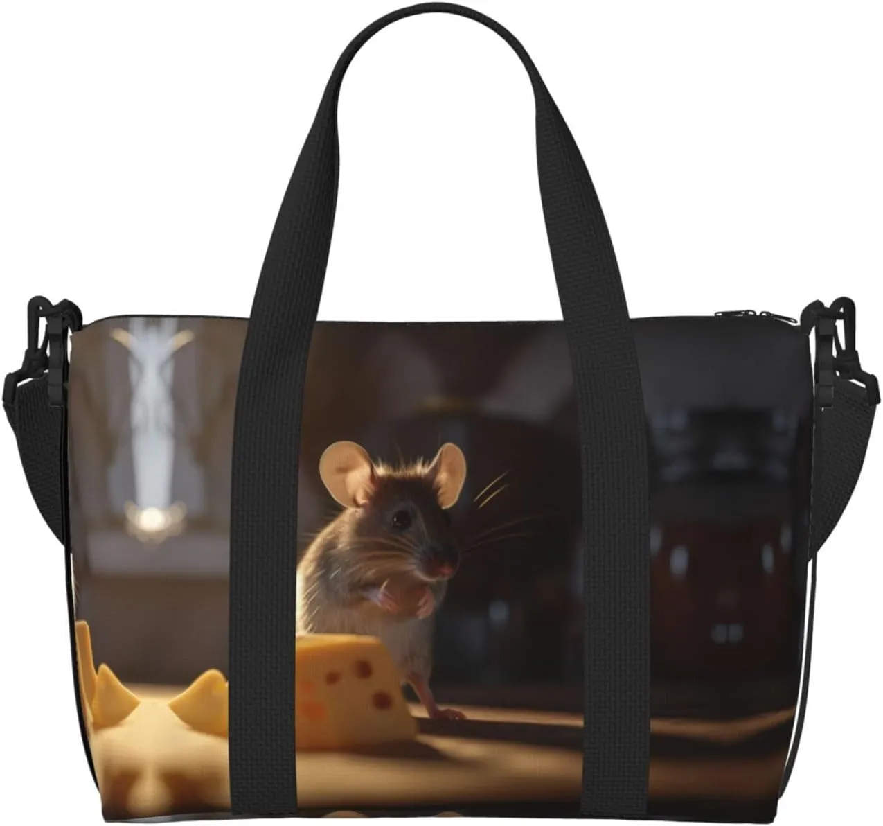mice Crossbody handbag, travel casual handbag, suitable for work, travel, fitness, tourism, women's zipper storage bag,
